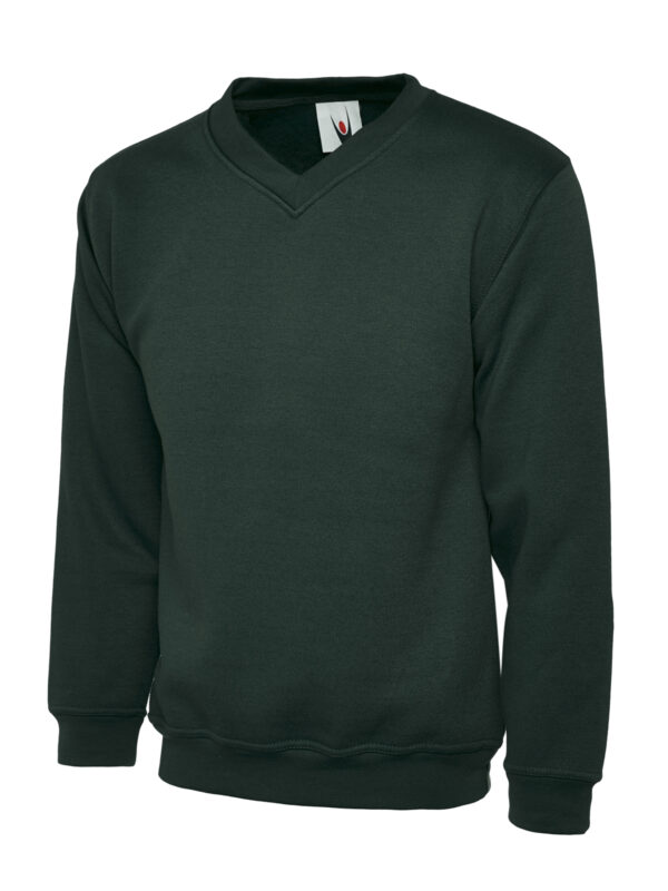 Uneek Childrens V Neck Sweatshirt - Image 2