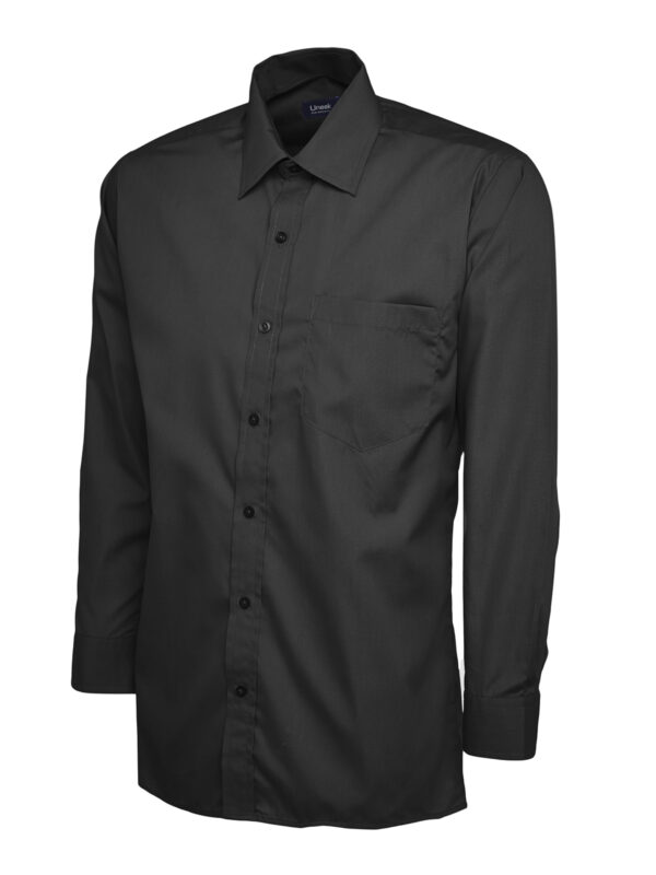 Uneek Mens Poplin Full Sleeve Shirt - Image 2