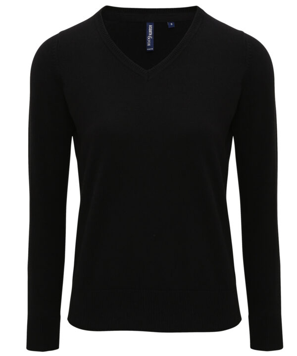 Asquith & Fox Women's cotton blend v-neck sweater