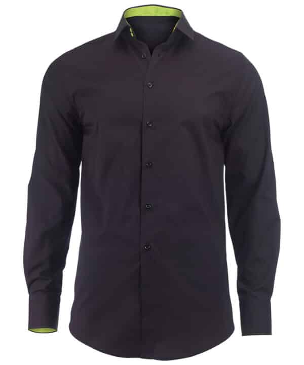 Last Chance to Buy Men's white roll-up sleeve shirt (NM521W)