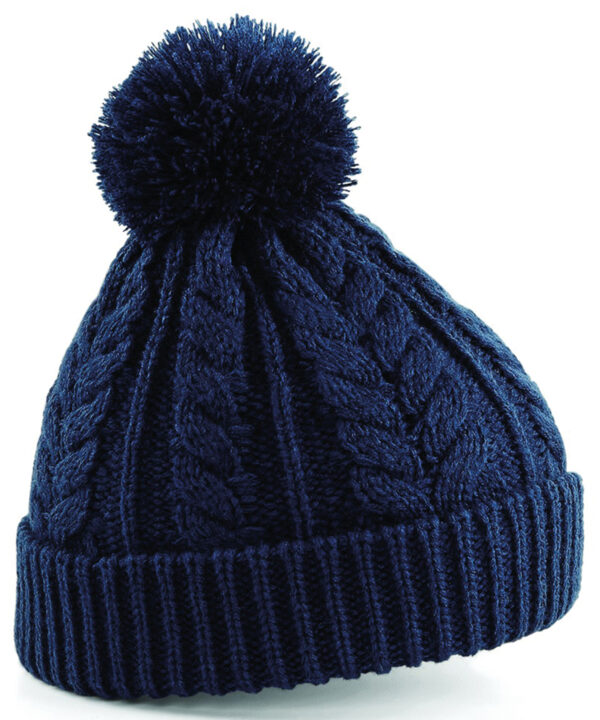 Beechfield Cable knit snowstar® beanie