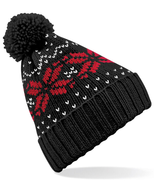Beechfield Fair Isle snowstar® beanie