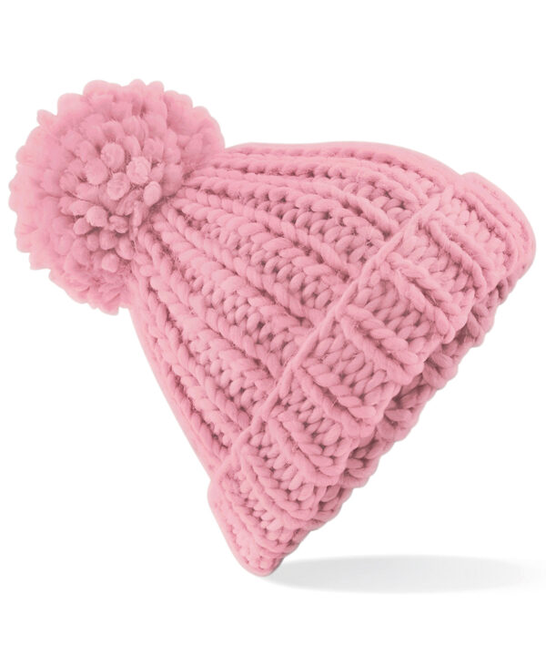 Beechfield Oversized hand-knitted beanie