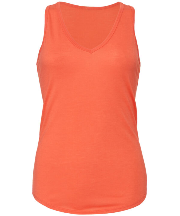 Bella Canvas Flowy v-neck tank top