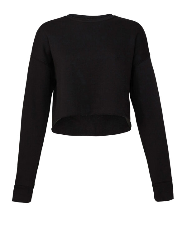 Bella Canvas Women's cropped crew fleece