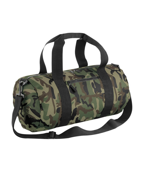 Bagbase Camo barrel bag