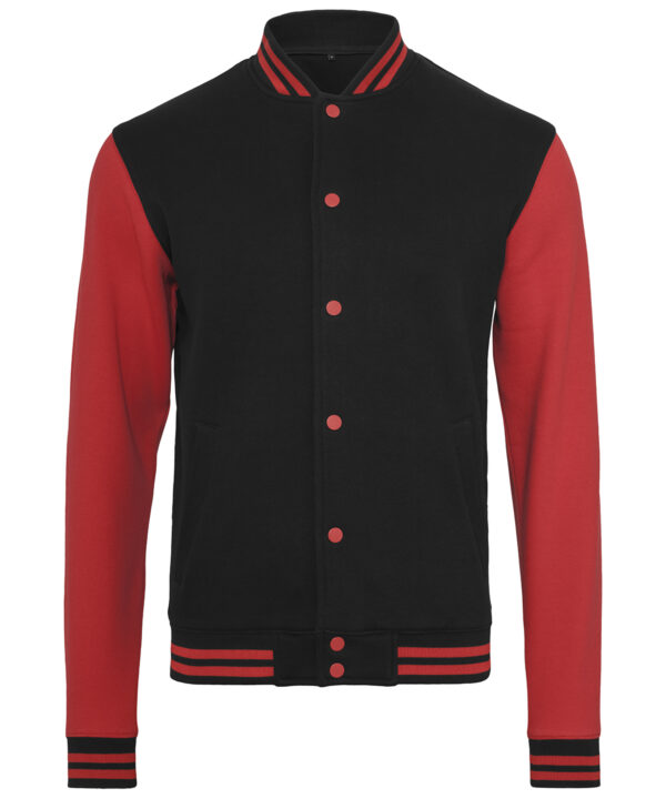 Build Your Brand Sweat college jacket