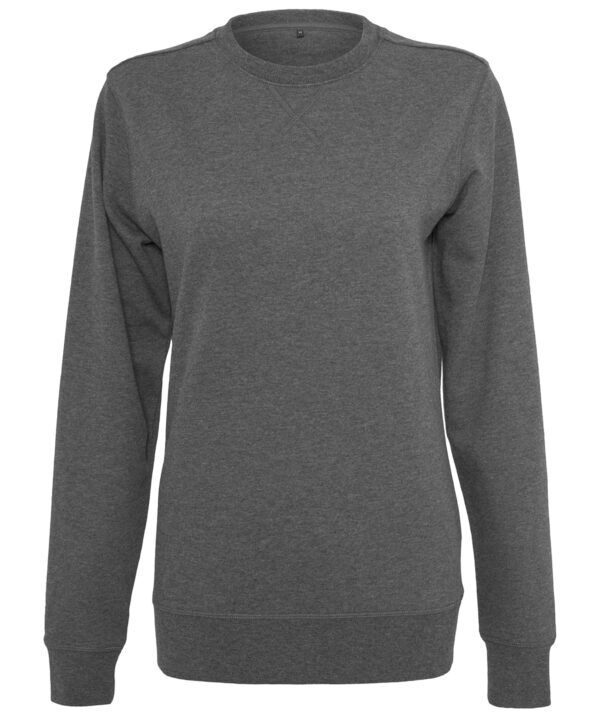 Build Your Brand Women's light crewneck