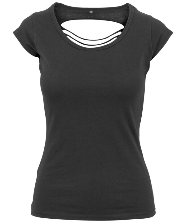Build Your Brand Women's back cut tee