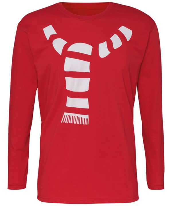 The Christmas Shop Men's scarf long sleeve tee