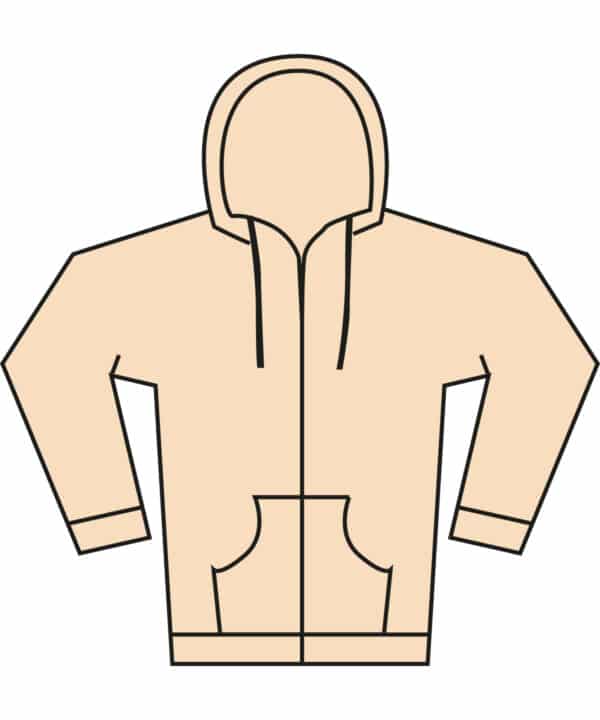Last Chance to Buy Adult full-zip hooded sweatshirt
