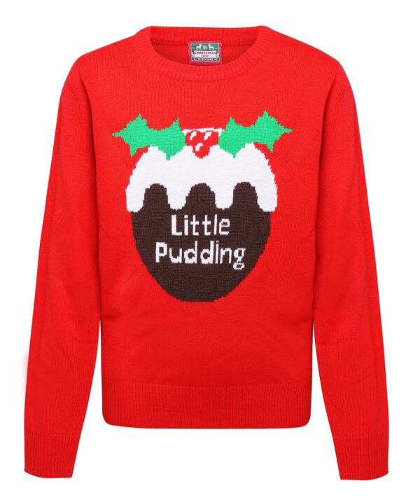 The Christmas Shop Kids little pudding jumper