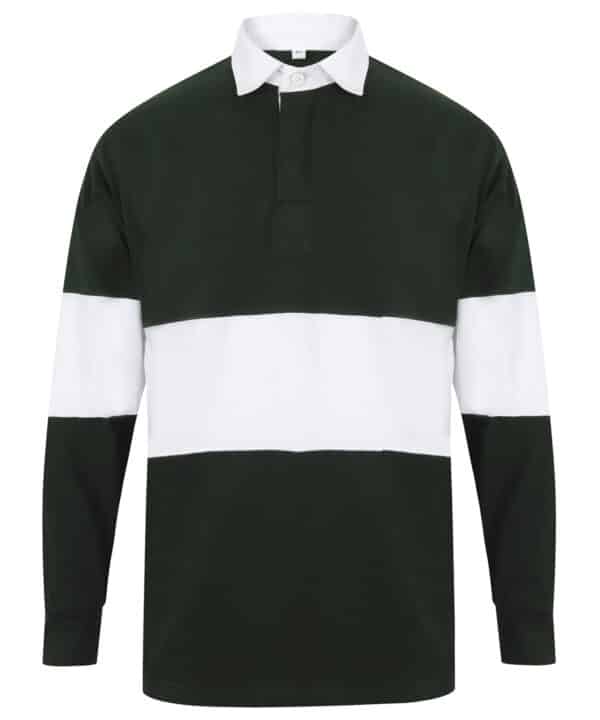 Front Row Panelled rugby shirt