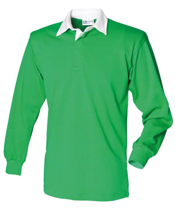 Front Row Long sleeve plain rugby shirt