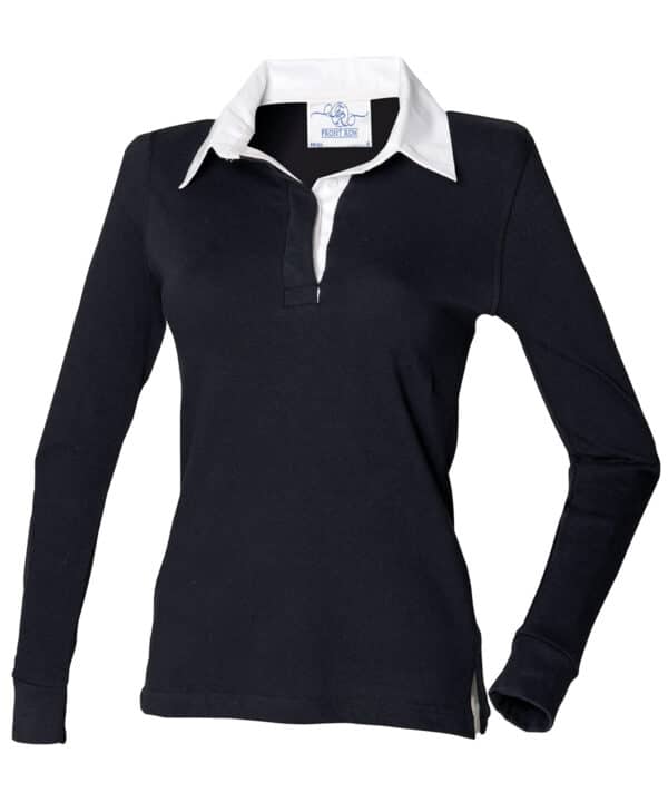 Front Row Women's long sleeve plain rugby shirt