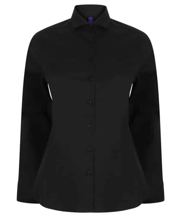 Henbury Women's long sleeve stretch shirt