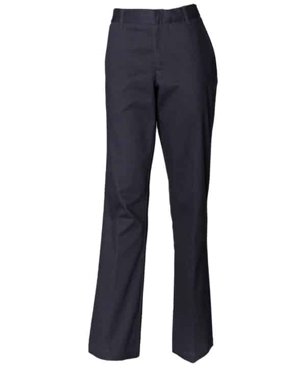 Henbury Women's Teflon®-coated flat front trousers