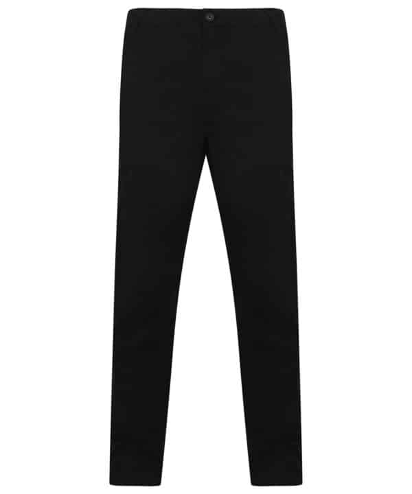Henbury Stretch chinos with flex waistband