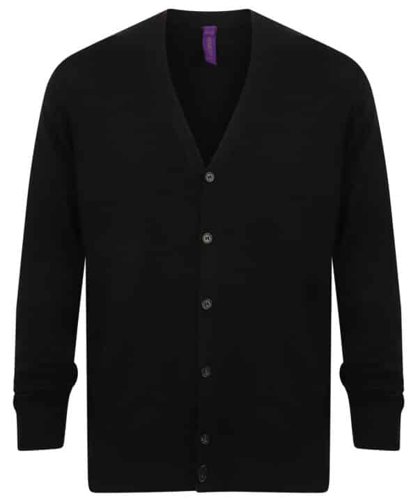 Henbury V-button cardigan
