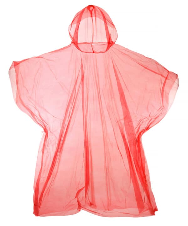 JB Emergency hooded plastic poncho