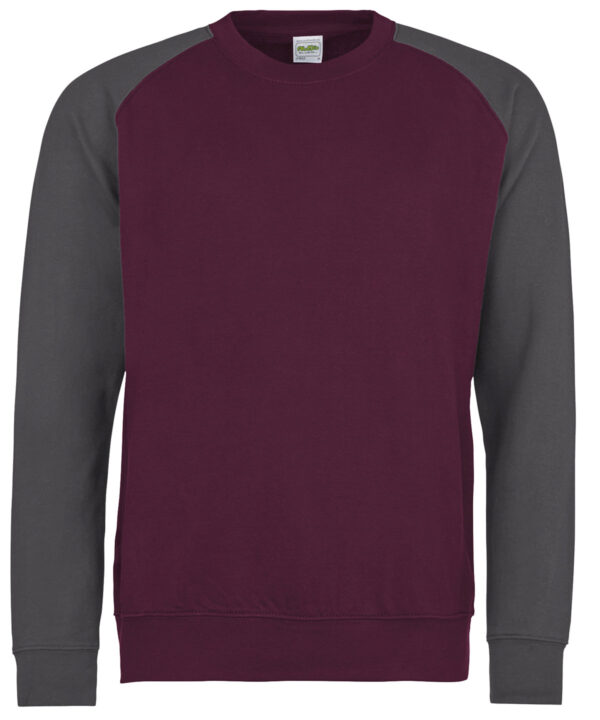 AWDis Just Hoods Baseball sweatshirt