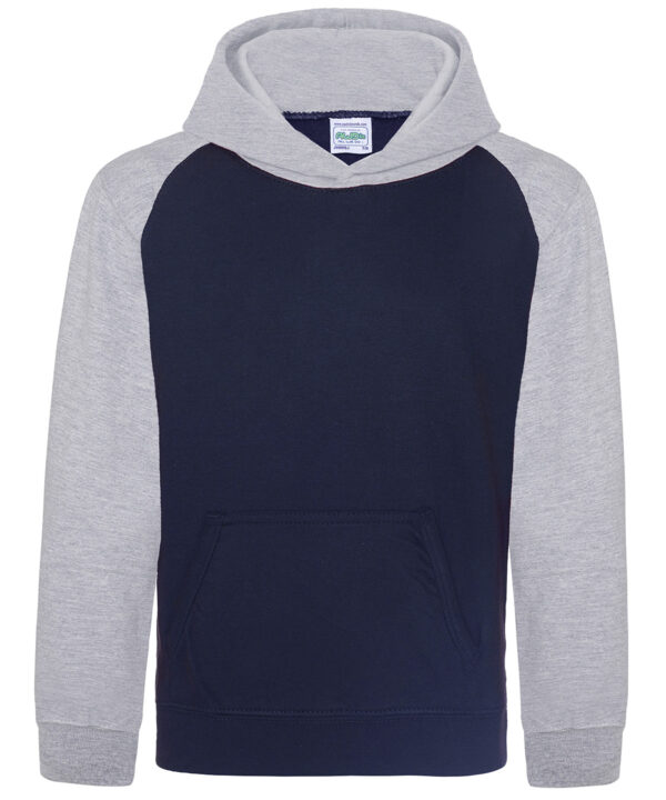 AWDis Just Hoods Kids baseball hoodie