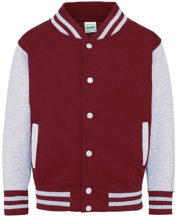 AWDis Just Hoods Kids varsity jacket