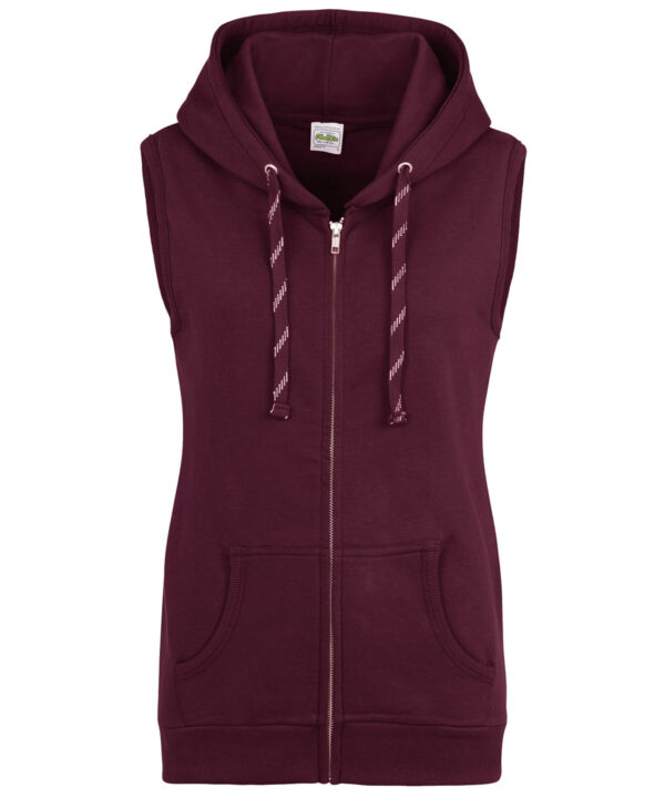 AWDis Just Hoods Women's sleeveless zoodie