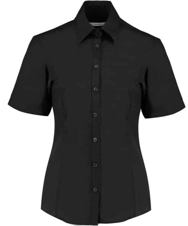 Kustom Kit Business blouse short-sleeved (tailored fit)