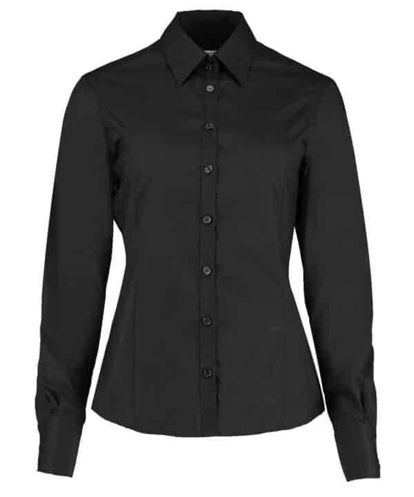 Kustom Kit Business blouse long-sleeved (tailored fit)