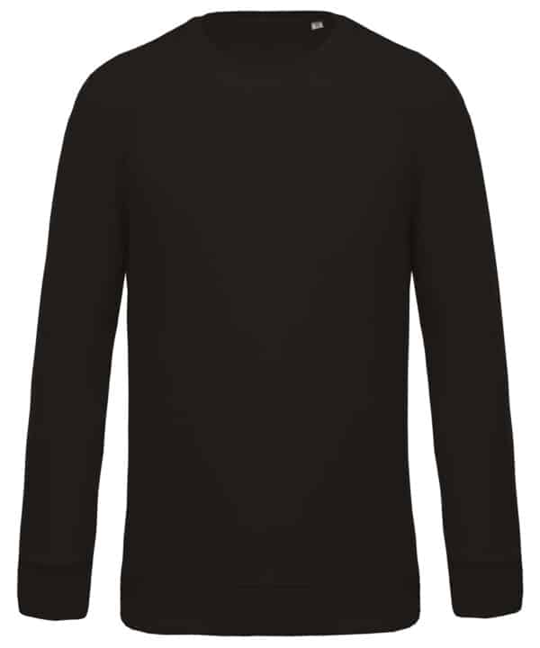 Kariban Men's organic cotton crew neck raglan sleeve sweatshirt
