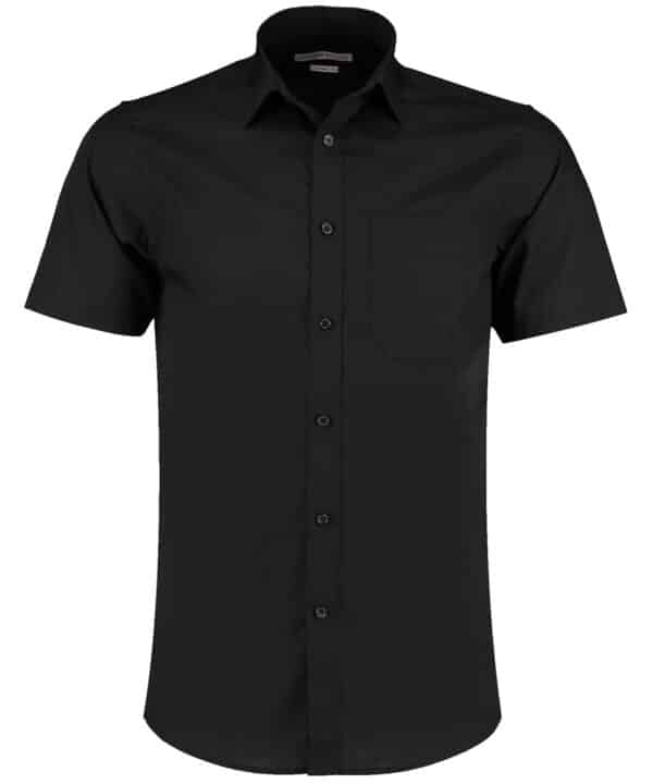 Kustom Kit Poplin shirt short-sleeved (tailored fit)