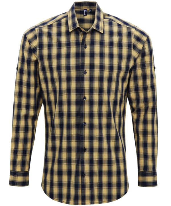 Premier Mulligan check cotton long sleeve shirt