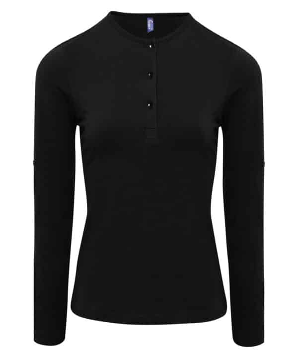 Premier Women's Long John roll-sleeve tee