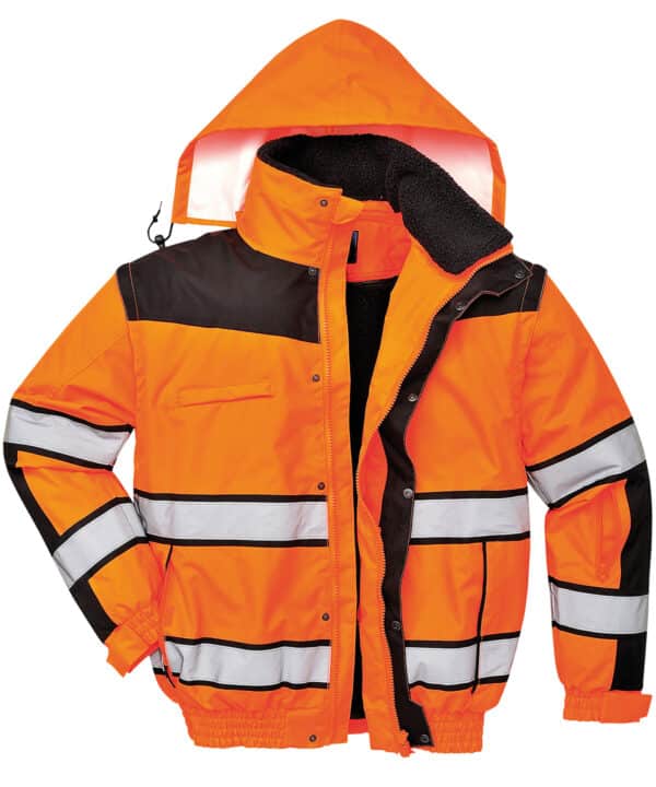 Portwest Hi-vis classic bomber jacket (C466)