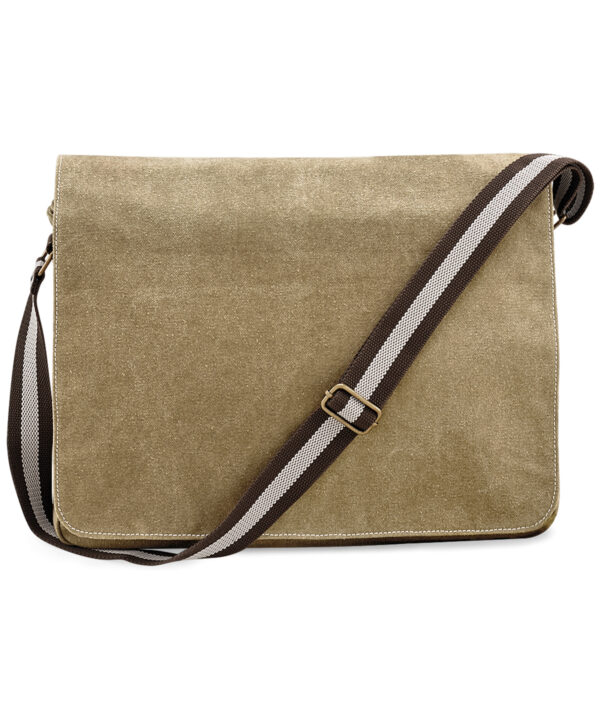 Quadra Vintage canvas despatch bag