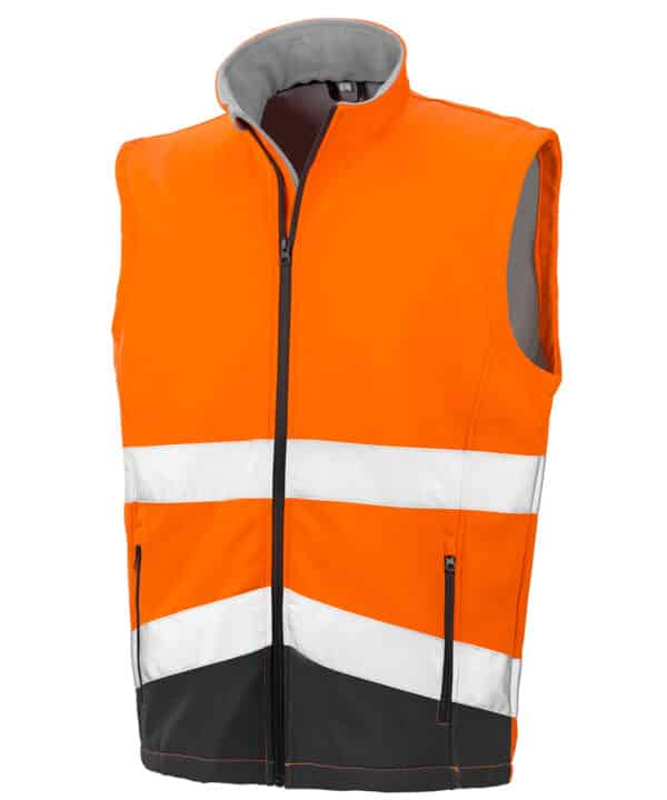 Result Safeguard Printable safety softshell gilet