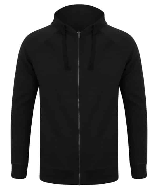 SF Unisex slim-fit zip-through hoodie