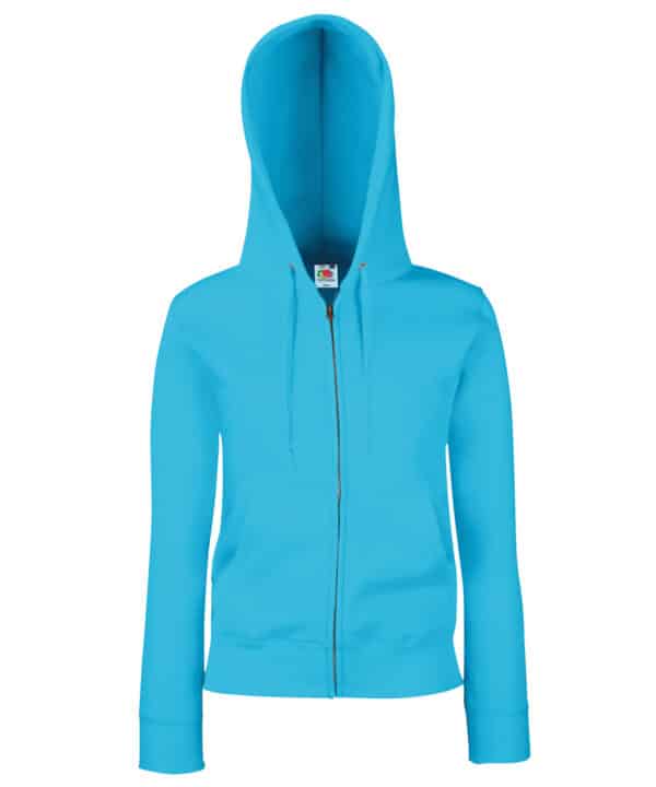 Fruit of the Loom Women's premium 70/30 hooded sweatshirt jacket