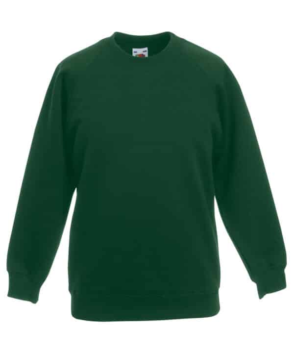 Fruit of the Loom Premium 70/30 kids raglan sweatshirt