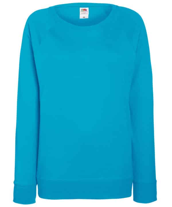 Fruit of the Loom Women's lightweight raglan sweatshirt