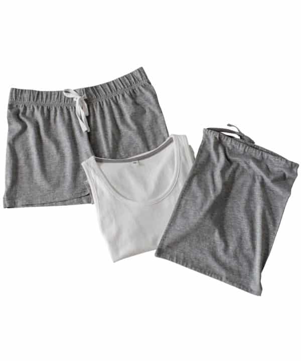 Towel City Women's short pyjama set (in a bag)