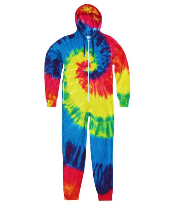 Colortone Kids rainbow tie-die all-in-one