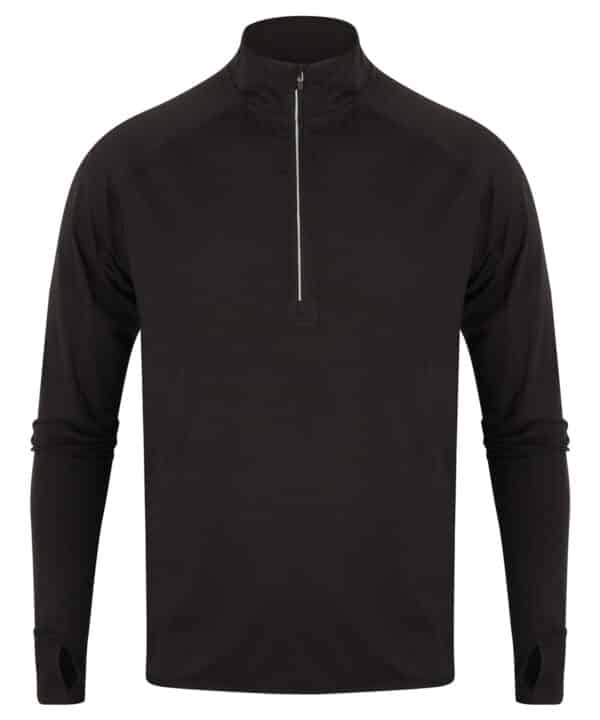Tombo Long-sleeved ¼ zip top