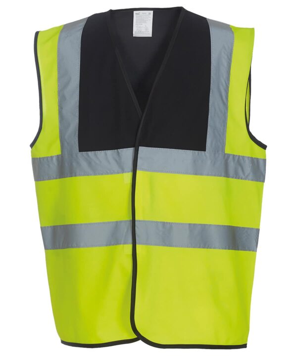 Yoko Hi-vis 2-band-and-braces waistcoat (HVW100)