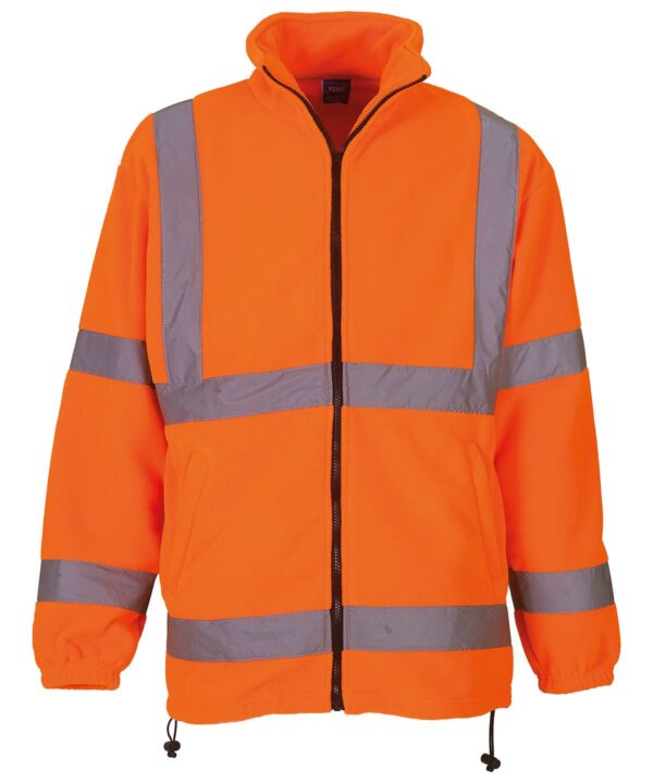Yoko Hi-vis heavyweight fleece jacket (HVK08)