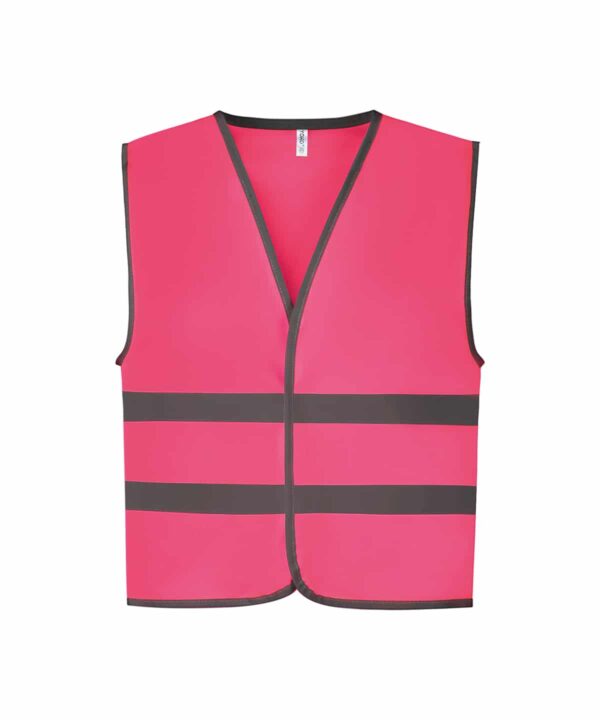 Yoko Hi-vis reflective border kids waistcoat (HVW102CH)
