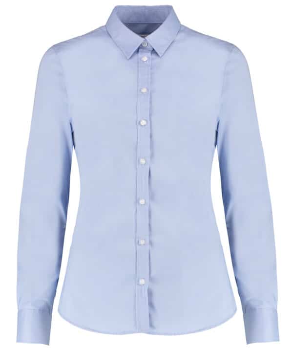 Kustom Kit Women's stretch Oxford shirt long-sleeved (tailored fit)