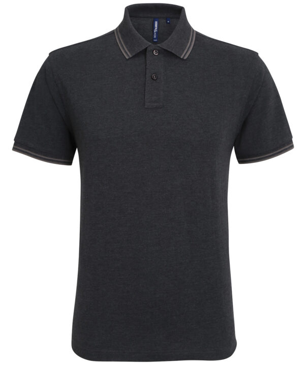 Asquith & Fox Men's classic fit tipped polo