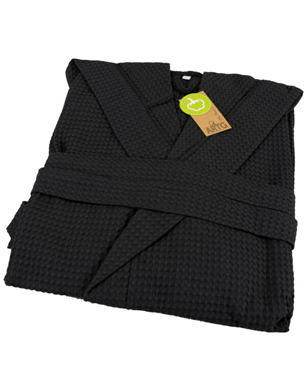 A&R Towels ARTG® waffle bathrobe with hood